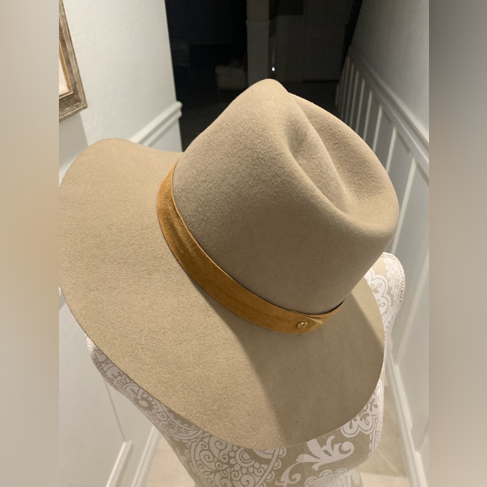 Janessa Leone Ross Wool Fedora Size S - Picture 3 of 7